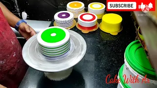 Top Amazing 6 counter cake design ll cake with Ar