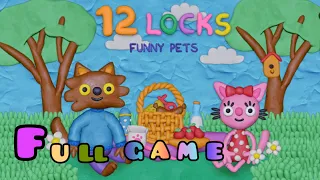 12 Locks Funny Pets Full Game Level 1 - 5 Walkthrough