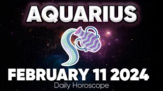 𝐀𝐪𝐮𝐚𝐫𝐢𝐮𝐬 ♒ 🎁👀𝐁𝐄 𝐂𝐀𝐑𝐄𝐅𝐔𝐋 𝐖𝐈𝐓𝐇 𝐓𝐇𝐈𝐒 𝐆𝐈𝐅𝐓... 💣💥 𝐇𝐨𝐫𝐨𝐬𝐜𝐨𝐩𝐞 𝐟𝐨𝐫 𝐭𝐨𝐝𝐚𝐲 FEBRUARY 11 𝟐𝟎𝟐𝟒 🔮#tarot #zodiac