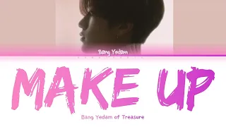 Bang Yedam of TREASURE(트레저) - 'MAKE UP(Sam Kim Crush Cover)' (Color Coded Lyrics Han/Rom/Eng)