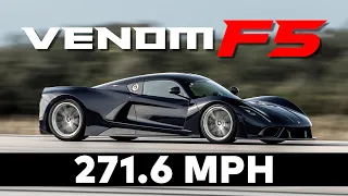 Venom F5 Tested to 271.6 MPH (437 km/h)