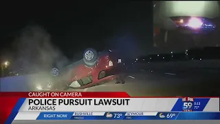 Arkansas woman files lawsuit after police pursuit