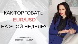 Как торговать EUR/USD на этой неделе? [Прогноз Forex 20/11/2017 - 24/11/2017]