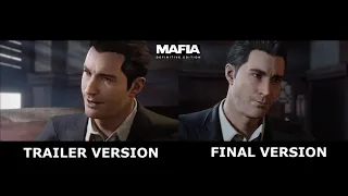 Mafia: Definitive Edition Remake | Reveal Trailer VS Final Version | Comparison