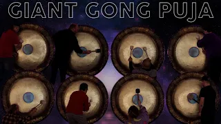60" Gongland Universe Sound Bath | Giant Gong Puja with 8 Players | Gongs Unlimited