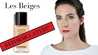 NEW REFORMULATED CHANEL LES BEIGES HEALTHY GLOW FOUNDATION | Comparison to the old Les Beiges