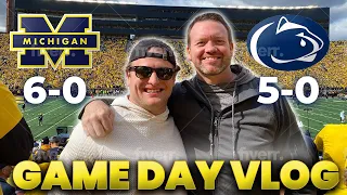 Michigan and JJ McCarthy v. Penn State Game Day Vlog | (10/15/22) BATTLE OF UNDEFEATED TEAMS!