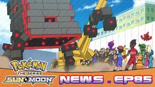 Stakataka Appears! | Pokemon Sun And Moon Anime Episode 85 News