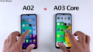 SAMSUNG A02 vs A03 Core SPEED TEST