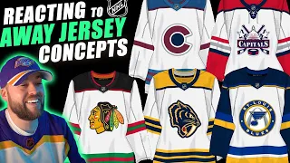 NHL Away Hockey Jersey Concepts
