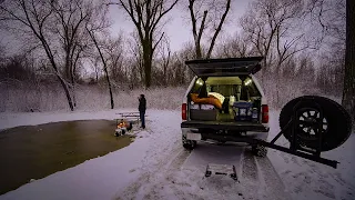 A Snow Covered Flooded Campground & The Spiciest Hot Sauce Yet