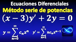 05. Differential Equations, Power Series method, using summations