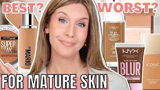 6 Best & Worst NEW Foundations For Mature Skin 2023 | FOUNDATION ROUNDUP