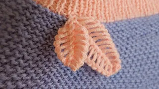 Листики крючком 🍃 Crochet leaves
