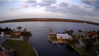 Fishing in my back yard in Punta Gorda, Florida -drone views too!