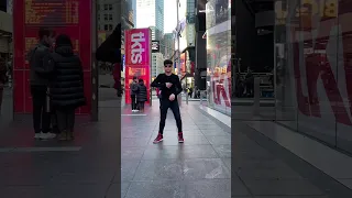 Freestyle in Times Square Dirty Diana Dubstep The Weekend #michaeljackson #dance #nyc #timessquare