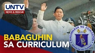 Umano’y plano ng DepEd na baguhin ang katagang ‘Diktadurang Marcos’ sa curriculum, tinutulan