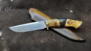 Making 3 Exotic hunting knives - CPM S90V