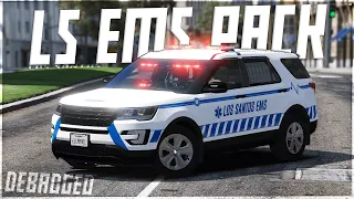 Los Santos EMS Pack with Working Stretcher | FiveM Ready Non-ELS | Debadged