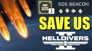 Saving RANDOM Players thanks to their SOS BEACON in Helldivers 2