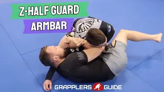 Craig Jones - Z-Half Guard Armbar (Bringing Leg Over The Head)