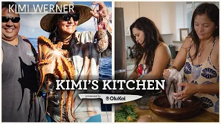 Kimi's Kitchen featuring Kimi Werner and Kimié Miner.  Presented by @OluKai