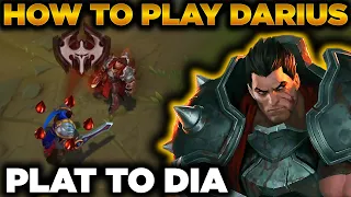 Plat to High Diamond - Darius Gameplay Commentary - Climb With Darius - Darius Guide