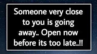 Someone very close to you is going away.. Open now before its too late. ✝️ Jesus Says 💌#jesusmessage