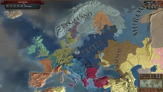 Europa Universalis 4 AI Timelapse - Extended Timeline Mod 2-2020