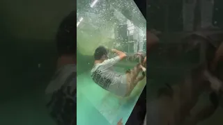 Kid Gets KNOCKED OUT by a FISH 😳🤯 #shorts