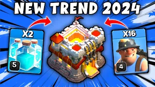 TH11 Miner + Clone Spell Attack Strategy | Th11 War Attack Strategy 2024 (Clash of Clans)