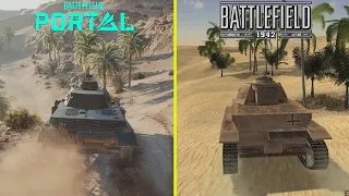 El Alamein and Battle of Bulge Battlefield 2042 Portal vs Battlefield 1942 Map Comparison