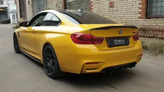 Выхлопная система M Perfomance на BMW M4 F82