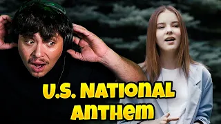 US National Anthem performed by Tony Memmel and Daneliya Tuleshova | Reaction