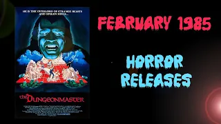 Retrospective 80s horror - February 1985