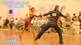 Petur Daskalov & Zia James (GBR) Samba | Amateur latin 2021 | Southampton Open titles