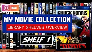 MY ENTIRE MOVIE COLLECTION! | One Library Shelf At A Time | Shelf Number 1