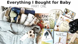 NEWBORN BABY HAUL : Everything I Bought for Baby Part 1 / Books + More