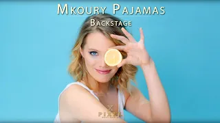 Pajamas Photoshoot Backstage // Mkoury