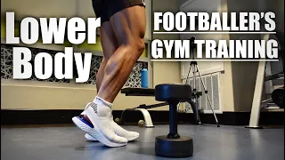 Pro Footballer’s Gym Training | Lower Body | Offseason Training