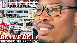 REVUE DE PRESSE RFM, REVUE DE PRESSE AUJOURD'HUI 31 05 2024