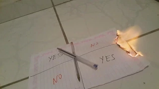 Charlie Charlie challenge - fiz e o diabo veio, vejam!!!