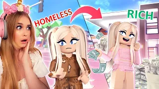 She PRETENDED To Be HOMELESS But Was *SECRETLY* RICH In Brookhaven! (Roblox)