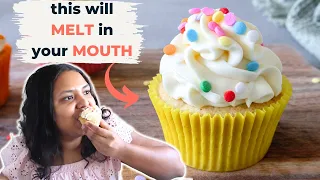 The BEST Vanilla Cupcake Recipe with Dreamy Frosting | Moist Cake Sponge  | Perfectly Sweet Frosting
