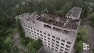 Drone video of decaying Chernobyl plant 30 years after disaster