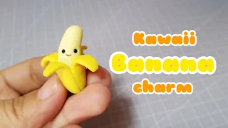 Kawaii Banana Charm | Air Dry Clay Tutorial