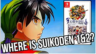 What is the STATUS of the Suikoden 1 & 2 HD REMASTERS?