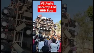 HHH Bass and vs audio linearray full dj sound setup छाती हिला देता है#djsetup#viralshorts #dynamite