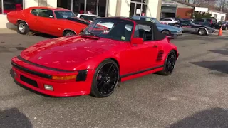 1984 Porsche 911 WIde Body Slant Nose all Steel LOW ORIG MILES www.hollywoodmotorsusa.com