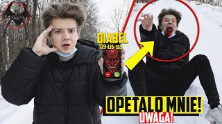 ZADZWONIŁEM DO DIABŁA W NAWIEDZONYM LESIE I MNIE OPĘTAŁO! (NAPRAWDĘ DZIAŁA!!!)